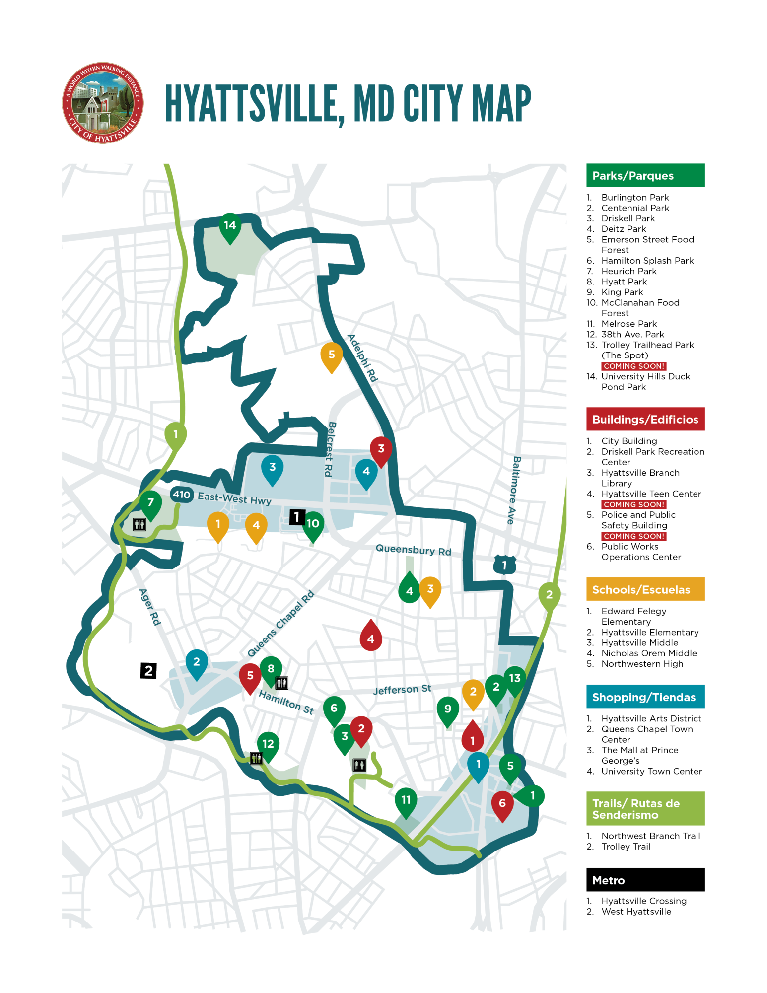 Hyattsville Map